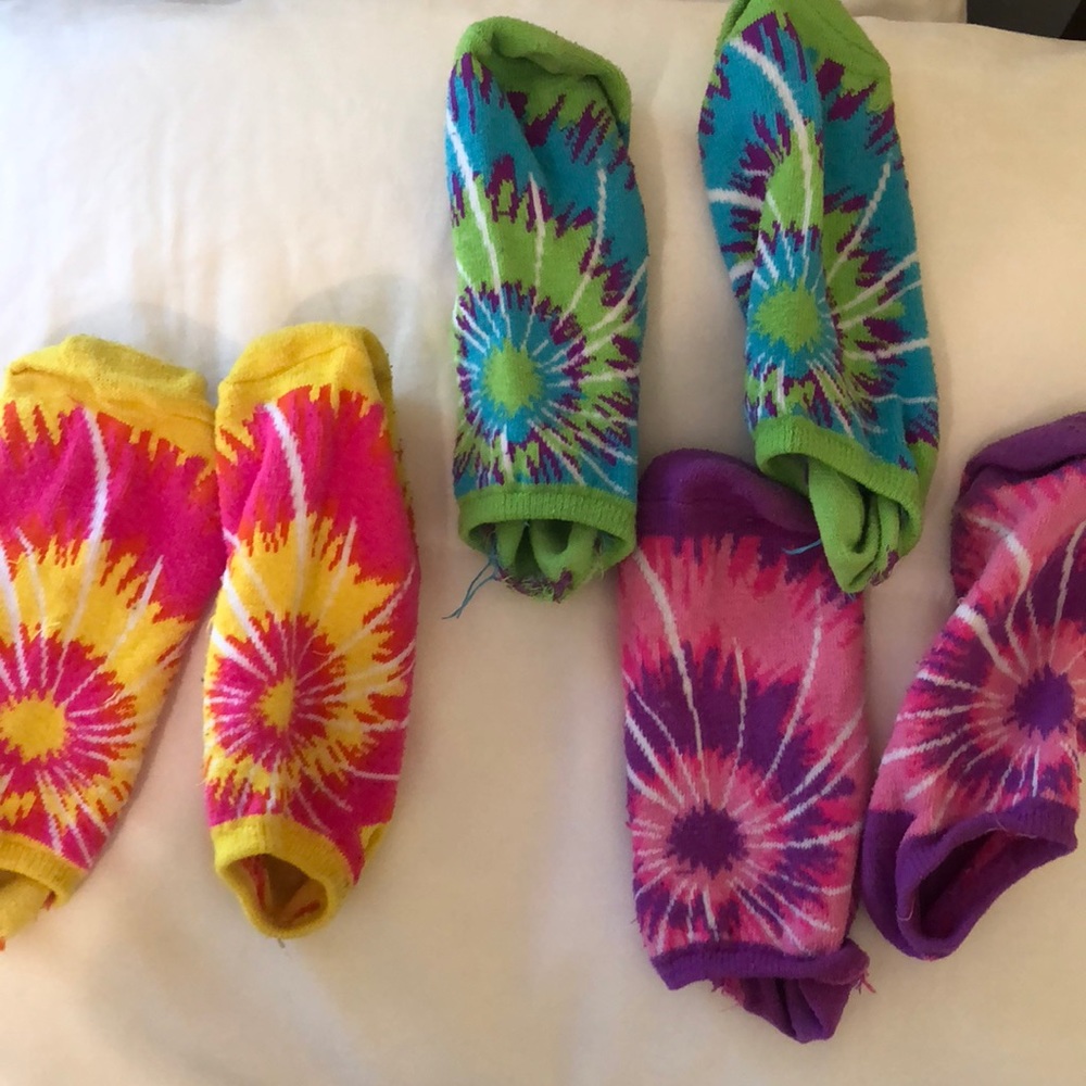 3 pack Tye Dye socks for kids (slightly worn)